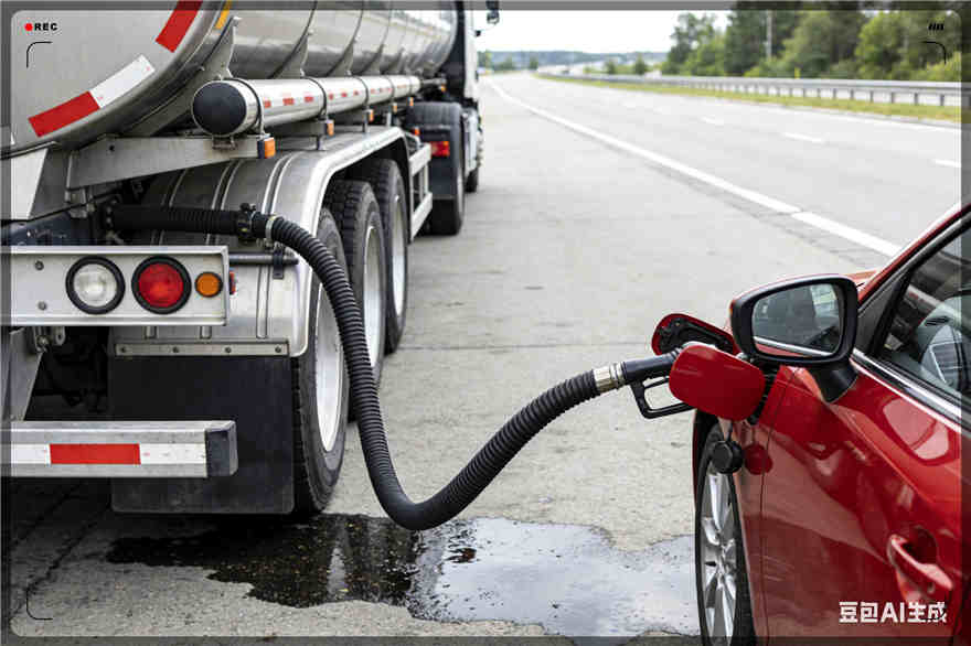 清水河汽车救援送水案例